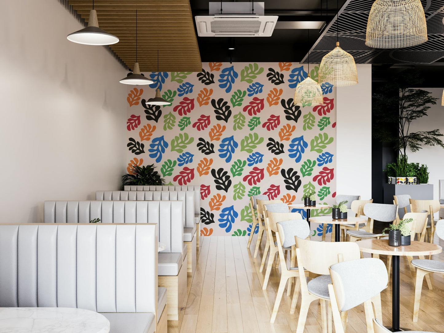 The feeling is one of fresh elegance.

