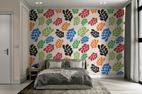 The image shows an artistic impression of a serene leaf scene.

