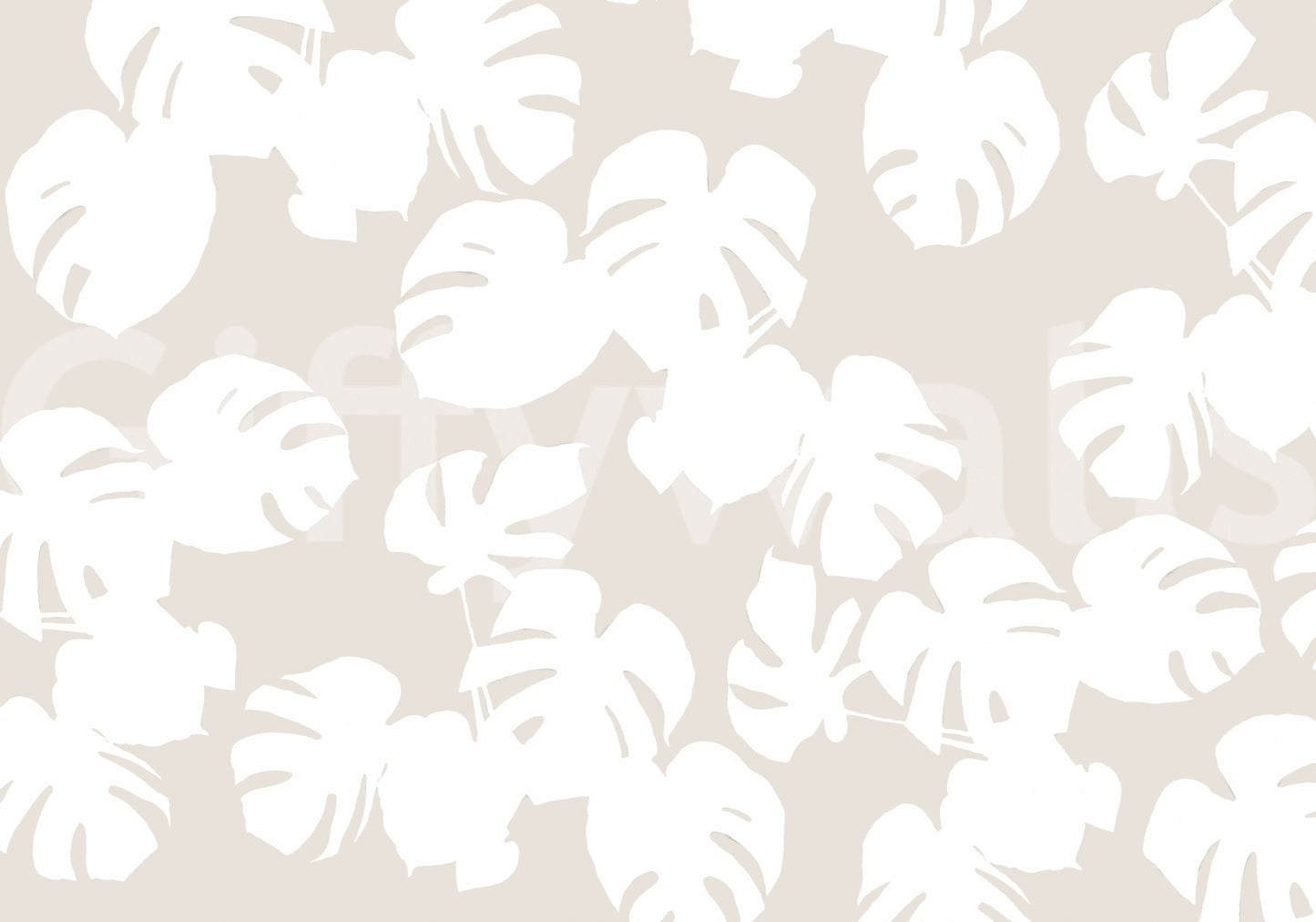 A high-quality serene leaf wall mural for walls.