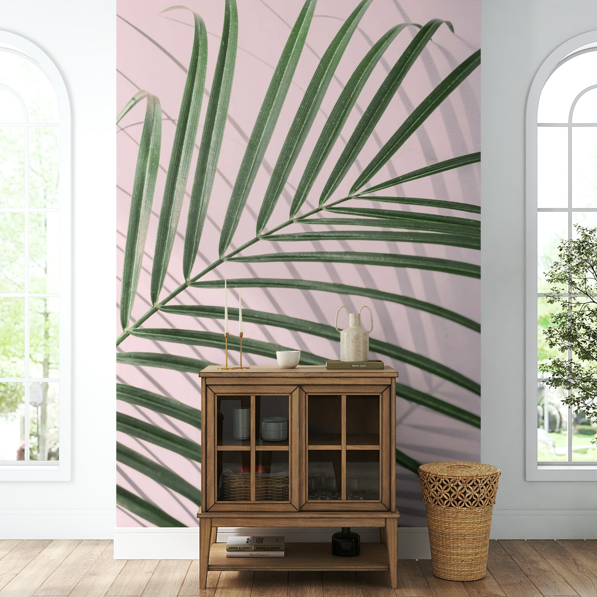 Wall decor evoking serenity and a connection to nature.

