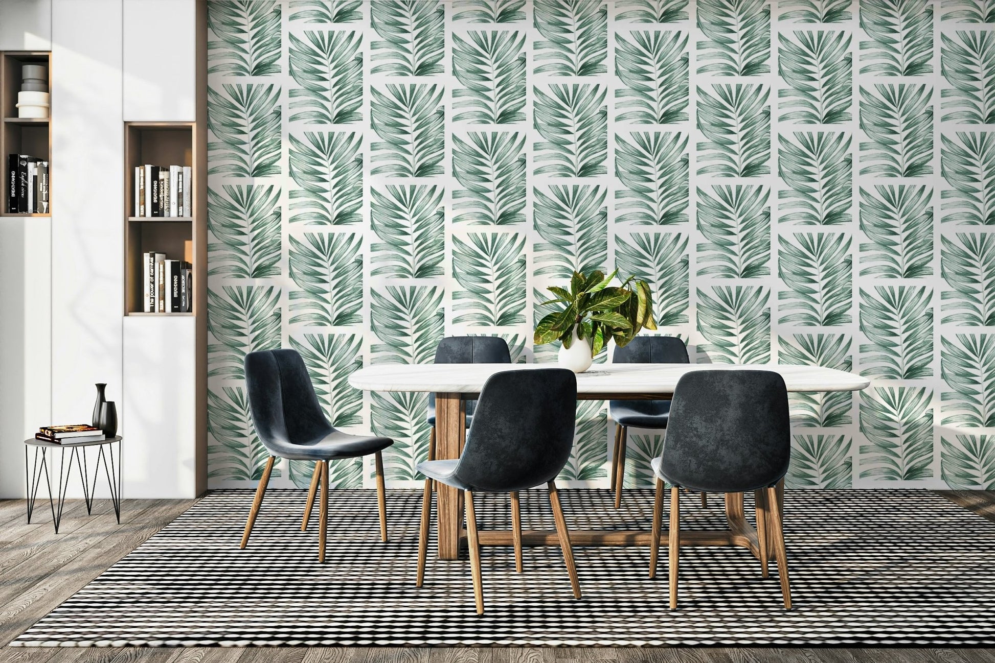 The design has a beautiful, artistic aesthetic.

