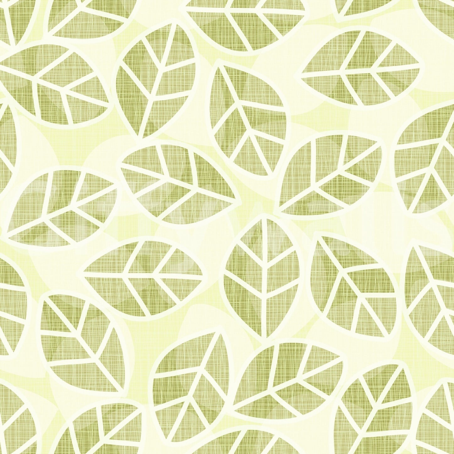 Dynamic scattering of leaves in the Leaves Play Spring Green Wallpaper., GD6218