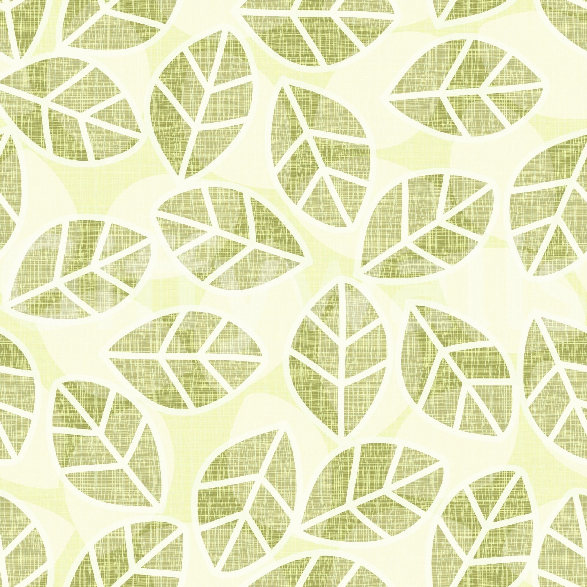 Dynamic scattering of leaves in the Leaves Play Spring Green Wallpaper., GD6218