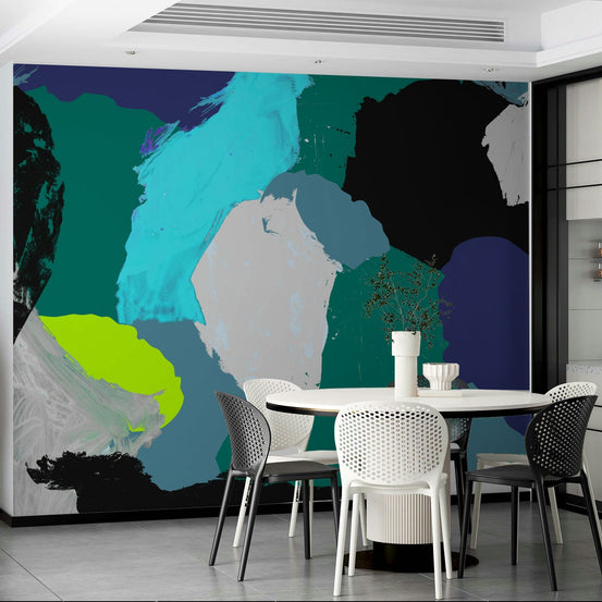 Lemon Abstraction Wall Mural, GD2629