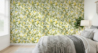 Aquarelle Lemon Grove Dreams mural print decorative home covering