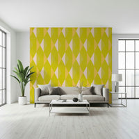 Lemon Rhombus Wall Mural