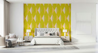Lemon Rhombus Wall Mural
