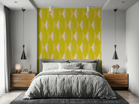 Lemon Rhombus Wall Mural