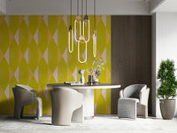 Lemon Rhombus Wall Mural