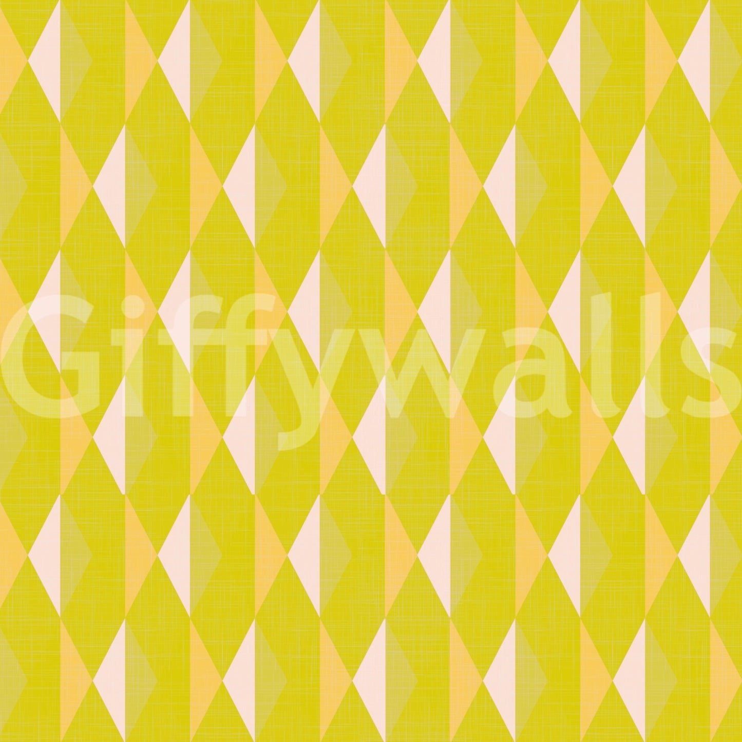 Lemon Rhombus Wall Mural