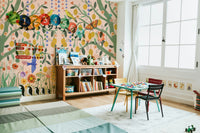 Lemon tree mural for a sunny, vibrant atmosphere., GD1593