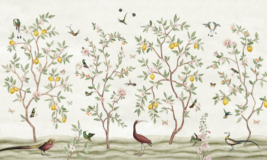 Chinoiserie Lemon Grove Magic wall murals