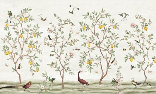 Chinoiserie Lemon Grove Magic wall murals