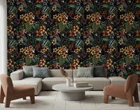 Lemur's Secret Garden wall mural for a fun and creative feature wall.