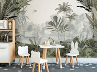 Leopard Landscape with Lush green Forest wallpaper - Giffywalls SRED16
