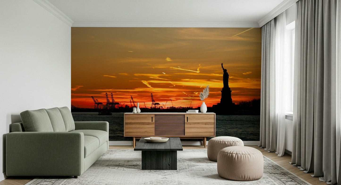 Liberty Sunset Wall Mural