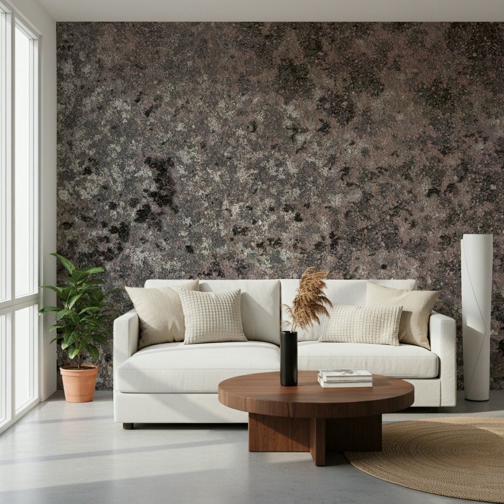 Seamless pattern of the Lichen Bloom mural showing the beautiful organic flow.
