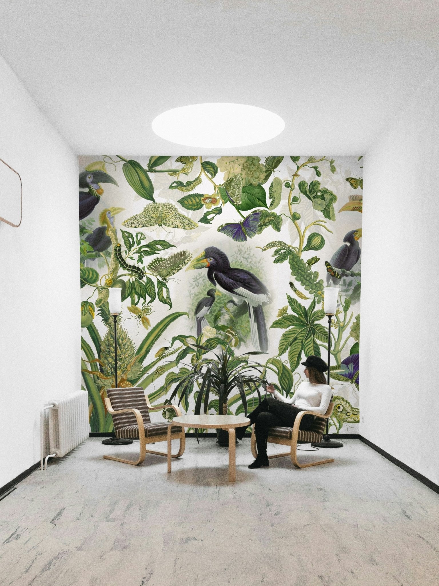 Bold tropical jungle wallpaper GD625


