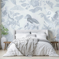 Jungle animal wall mural design

