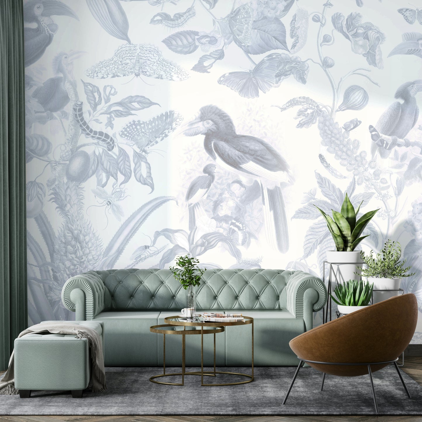 Exotic jungle animals wall art

