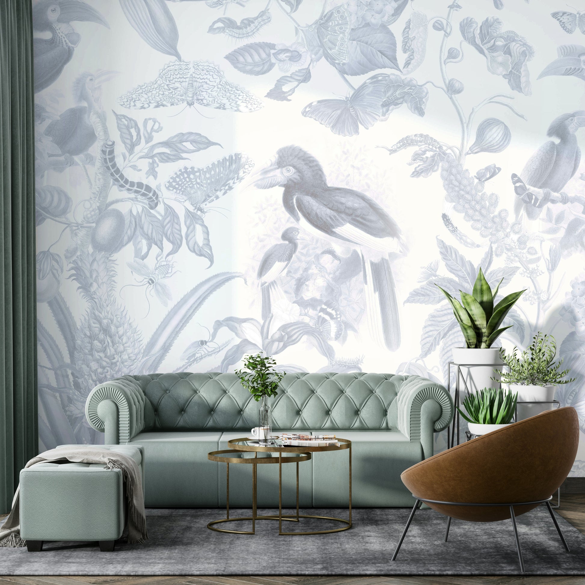 Exotic jungle animals wall art

