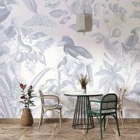 Green leafy jungle wallpaper

