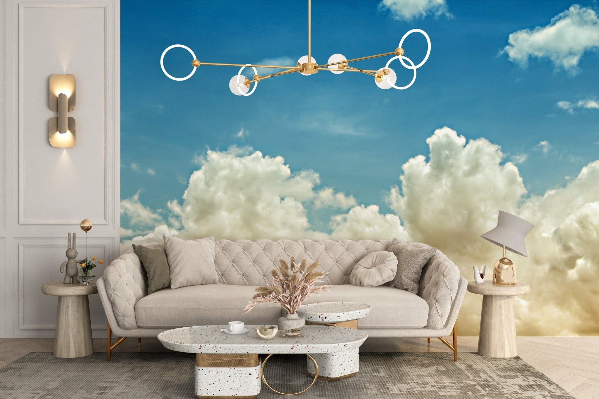 Clouds wallpaper mural A916