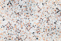 Airy Light Coral Terrazzo speckled wall mural covering effect