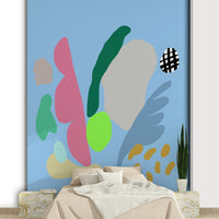 A serene light burst wall mural for your decor.

