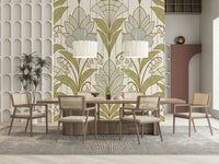 An artistic nature inspired mural for home decor.