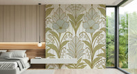 A classic lily of the valley wallpaper for walls.