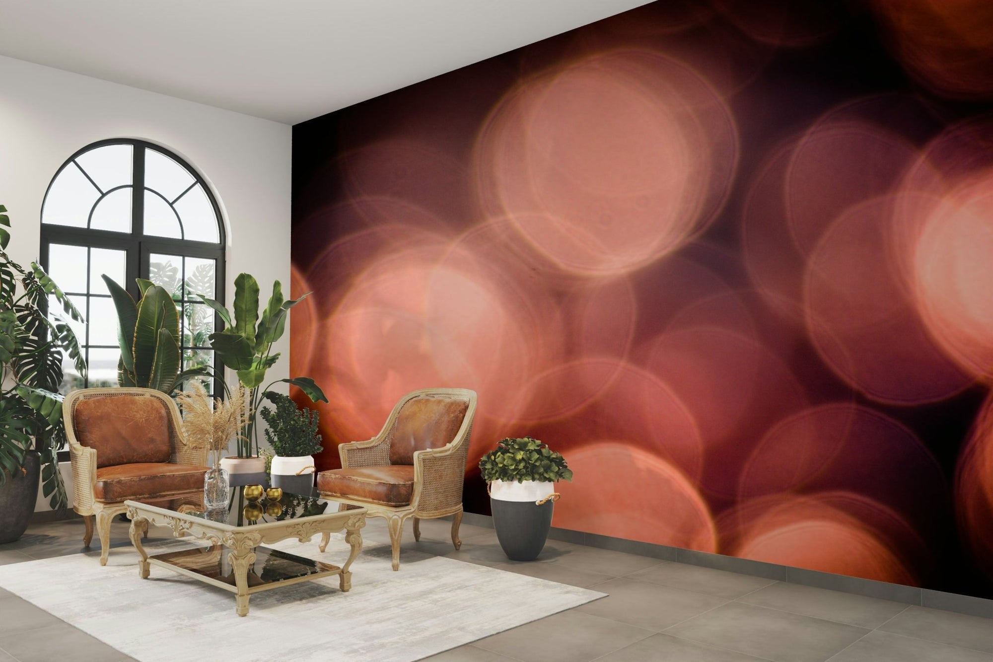 A beautiful calm water wallpaper mural with subtle light., GD4874