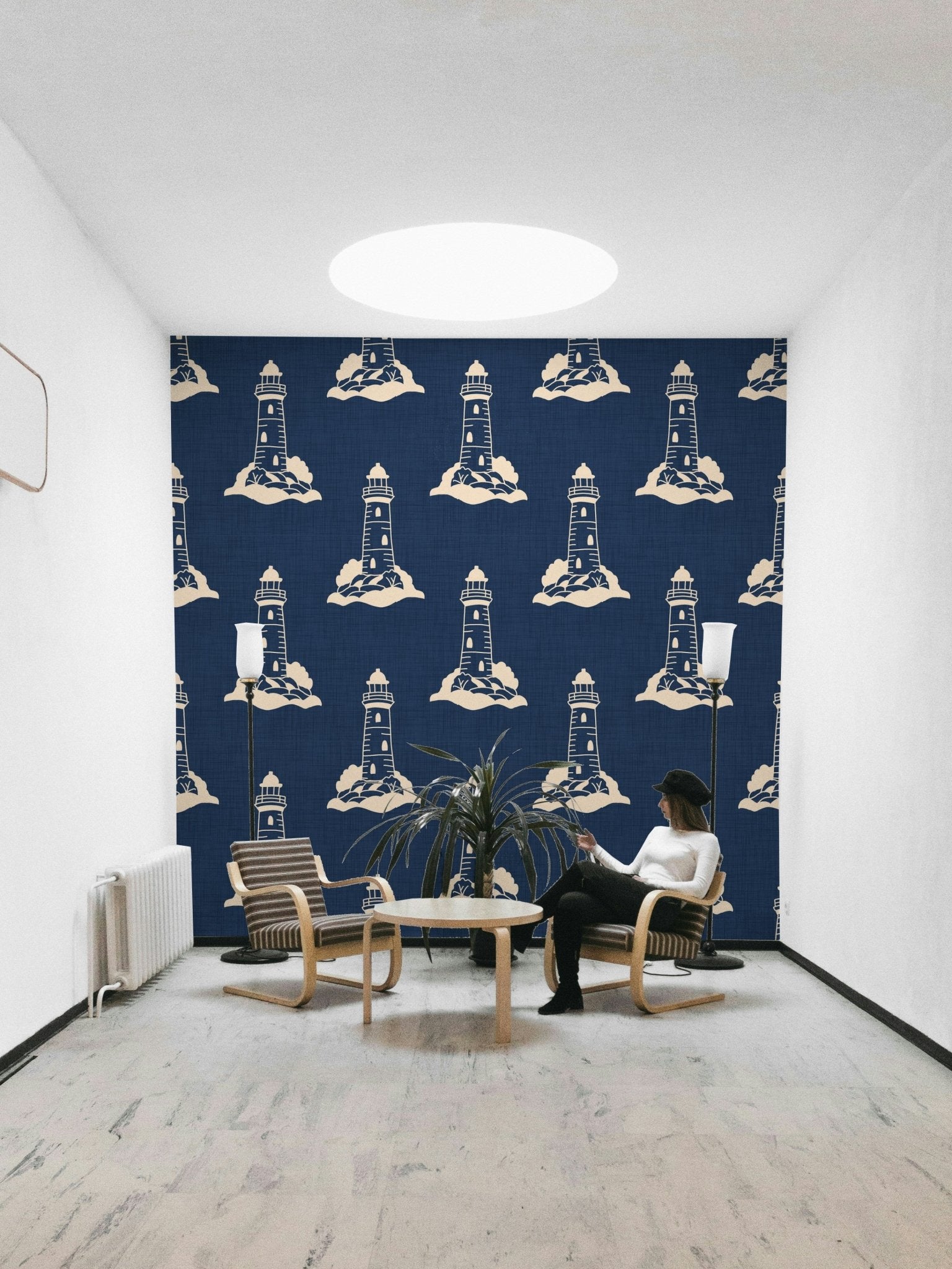Wallpaper for walls with nautical charm

