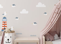 Lighthearted nursery wallpaper for kids