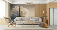 A serene flowing water wall mural for your decor.