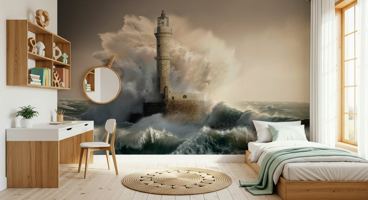 A beautiful modern art wall mural of delicate water.