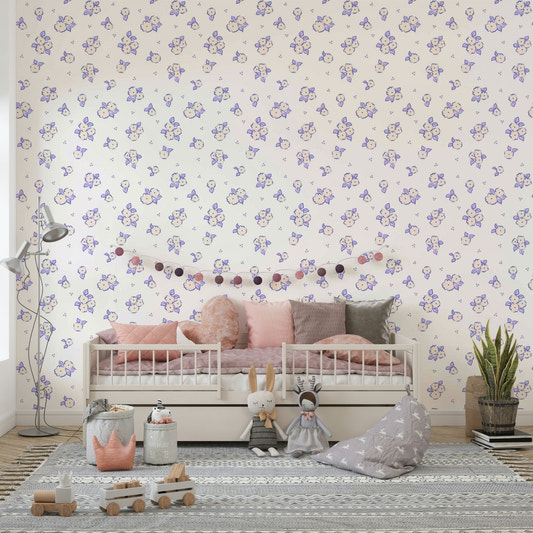 Delicate lilac flower clusters in bloom.

