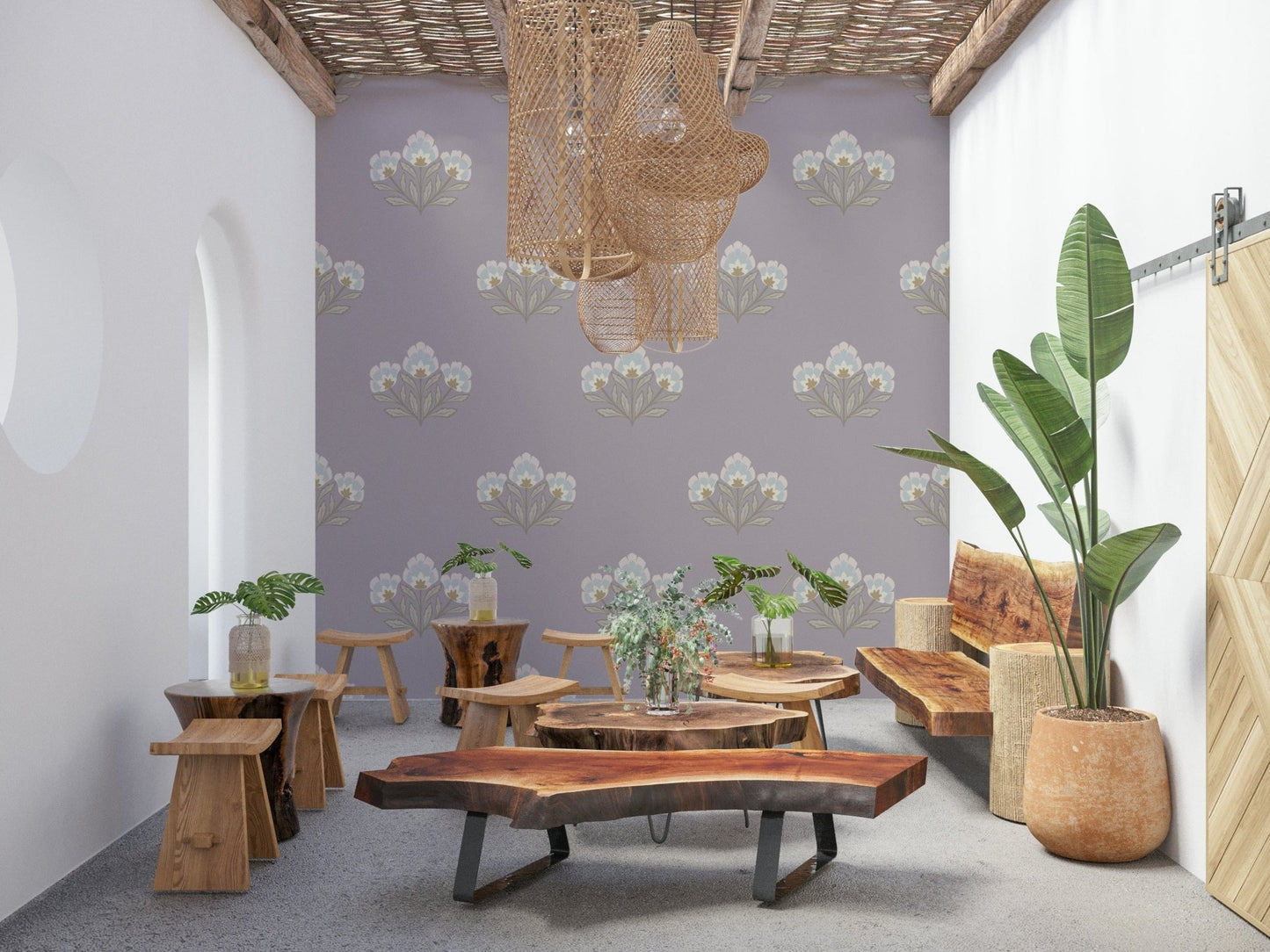 Lilas Bloom Wallpaper⁠