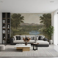 Lily Pond Serenity Wall Mural