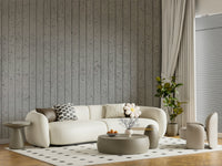 Soft gray tones of the Linear Concrete Illusion wallpaper for walls, full height., GD6121