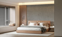 Seamless pattern of the Linear Concrete Illusion mural showing vertical lines., GD6121