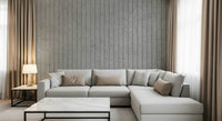 Detail of the subtle lines and raw texture in the Linear Concrete Illusion design., GD6121