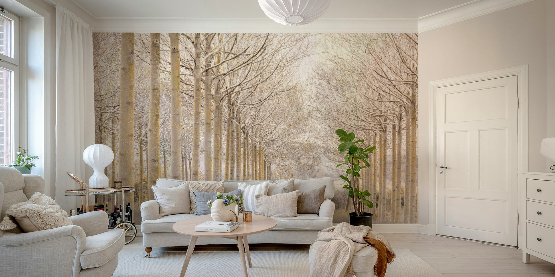 Focus on verticality and repetition.

