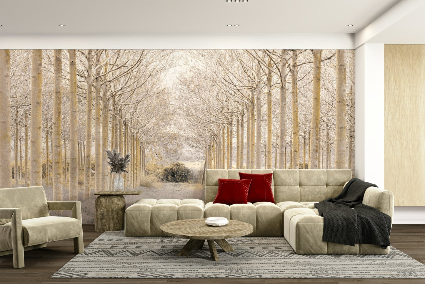 Sense of calm and modern elegance.

