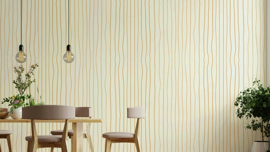 Mural wallpaper with soft structure

