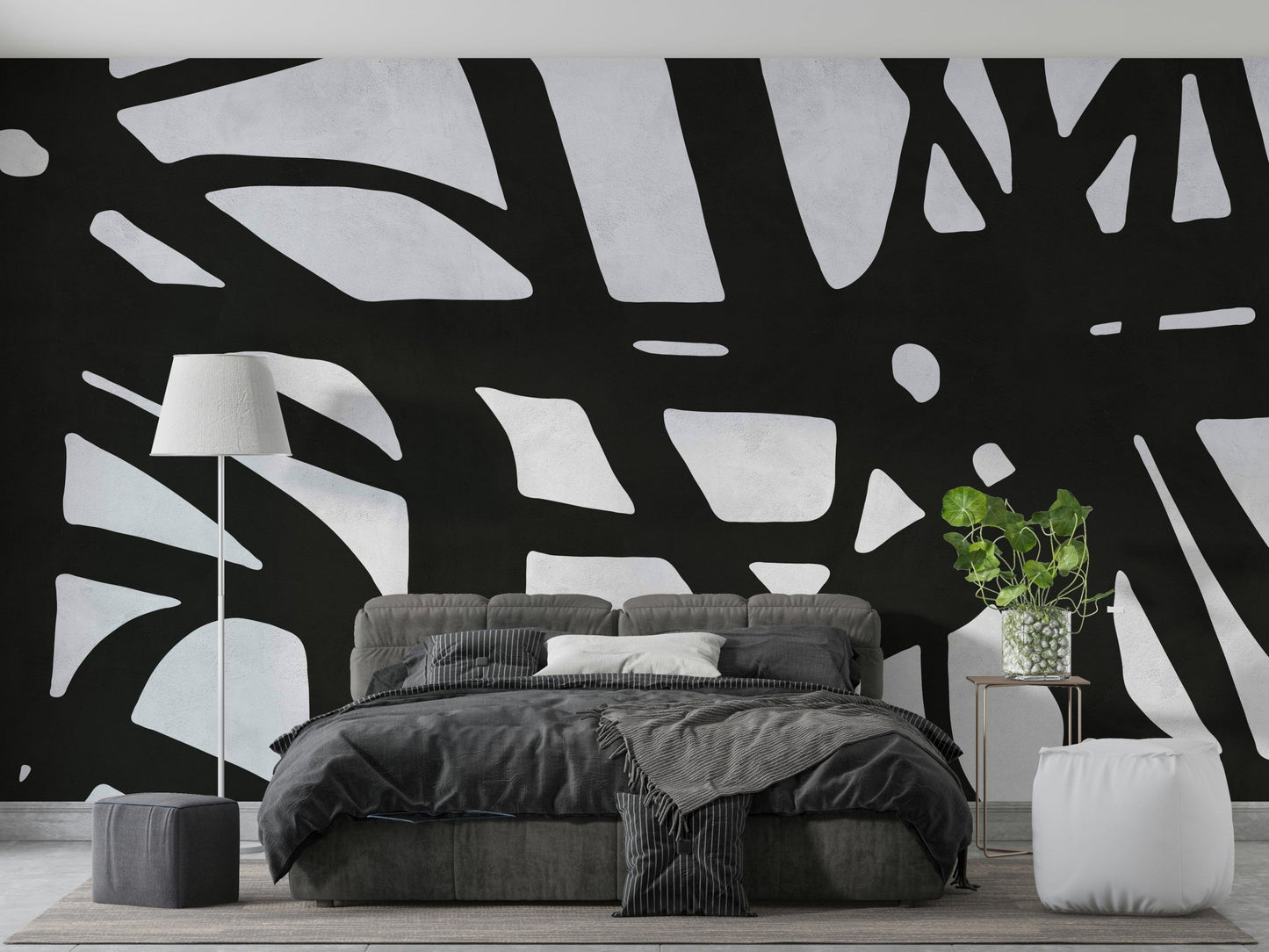 The lines form various shapes and angles.

