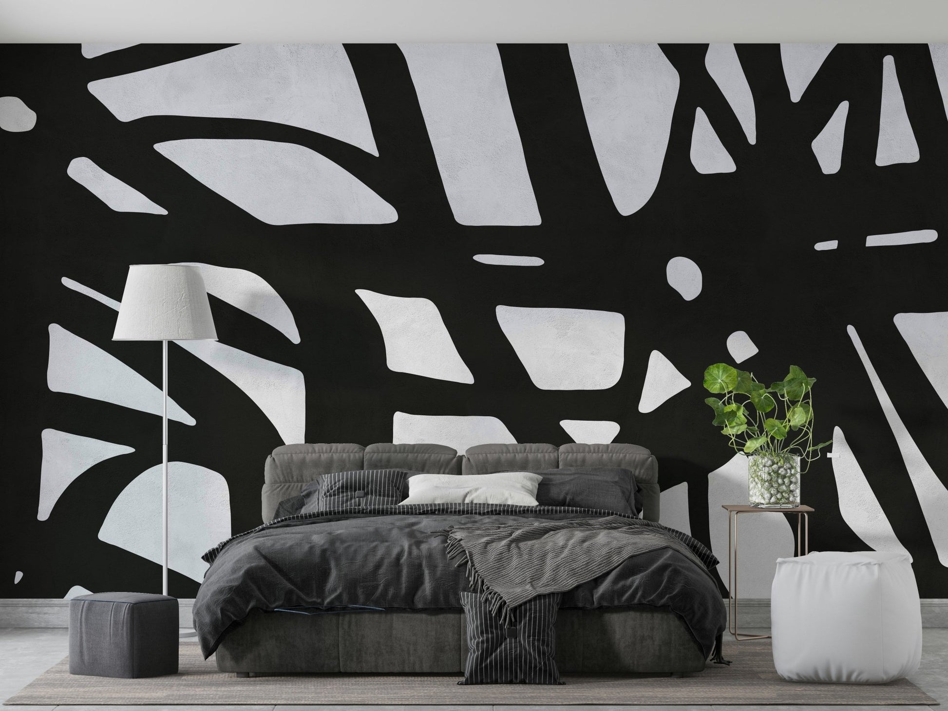 The lines form various shapes and angles.

