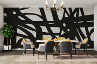 The wallpaper has a smooth, matte finish.

