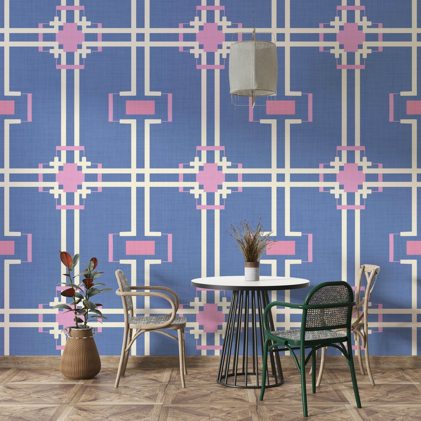 High-resolution linear pattern.

