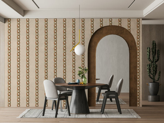 A detailed close-up of a modern wall mural pattern. GD4220

